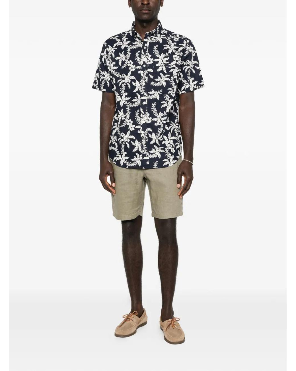 Gant Gray Drawstring Shorts for men