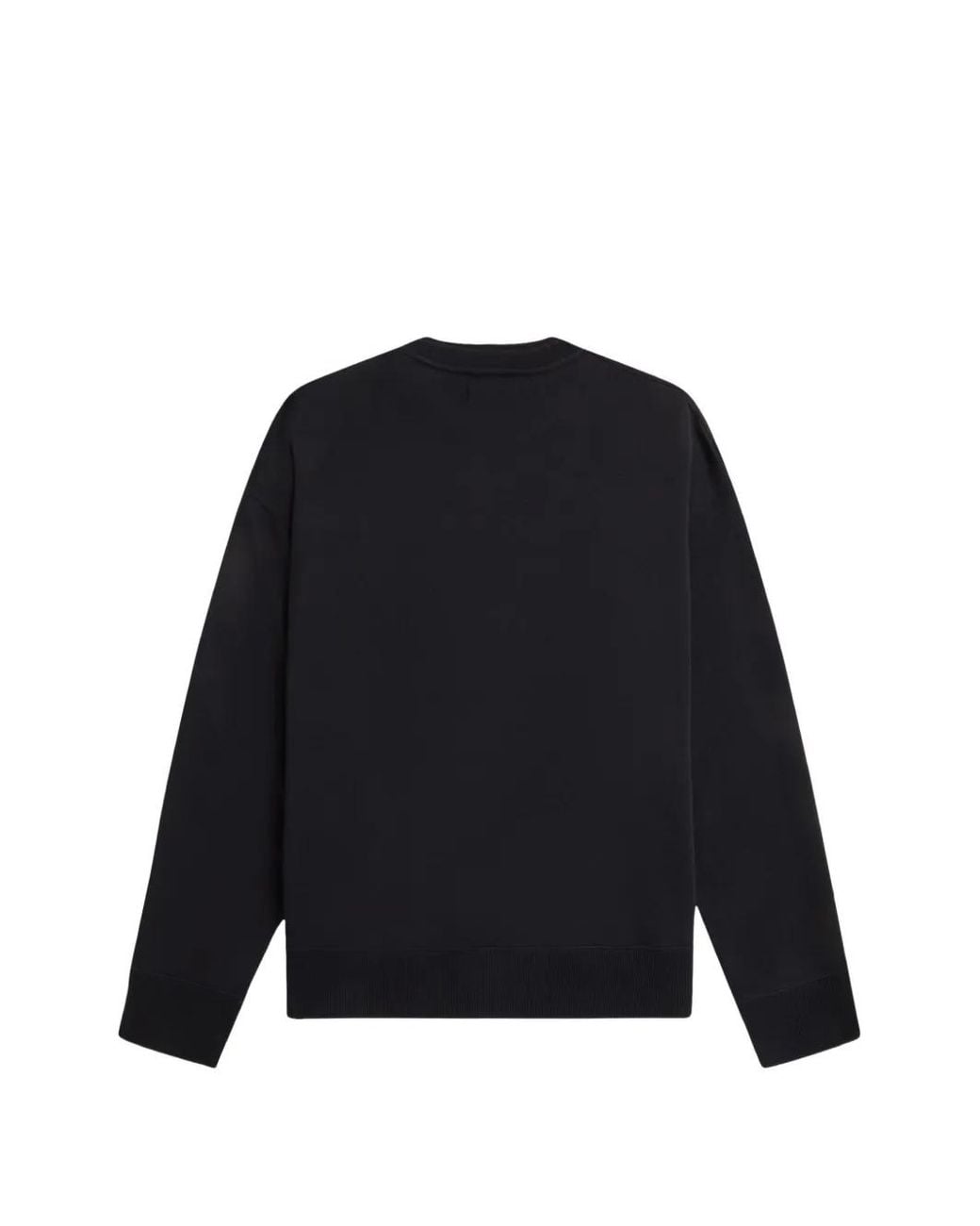 Fred Perry Blue Embroidered-Logo Sweatshirt for men
