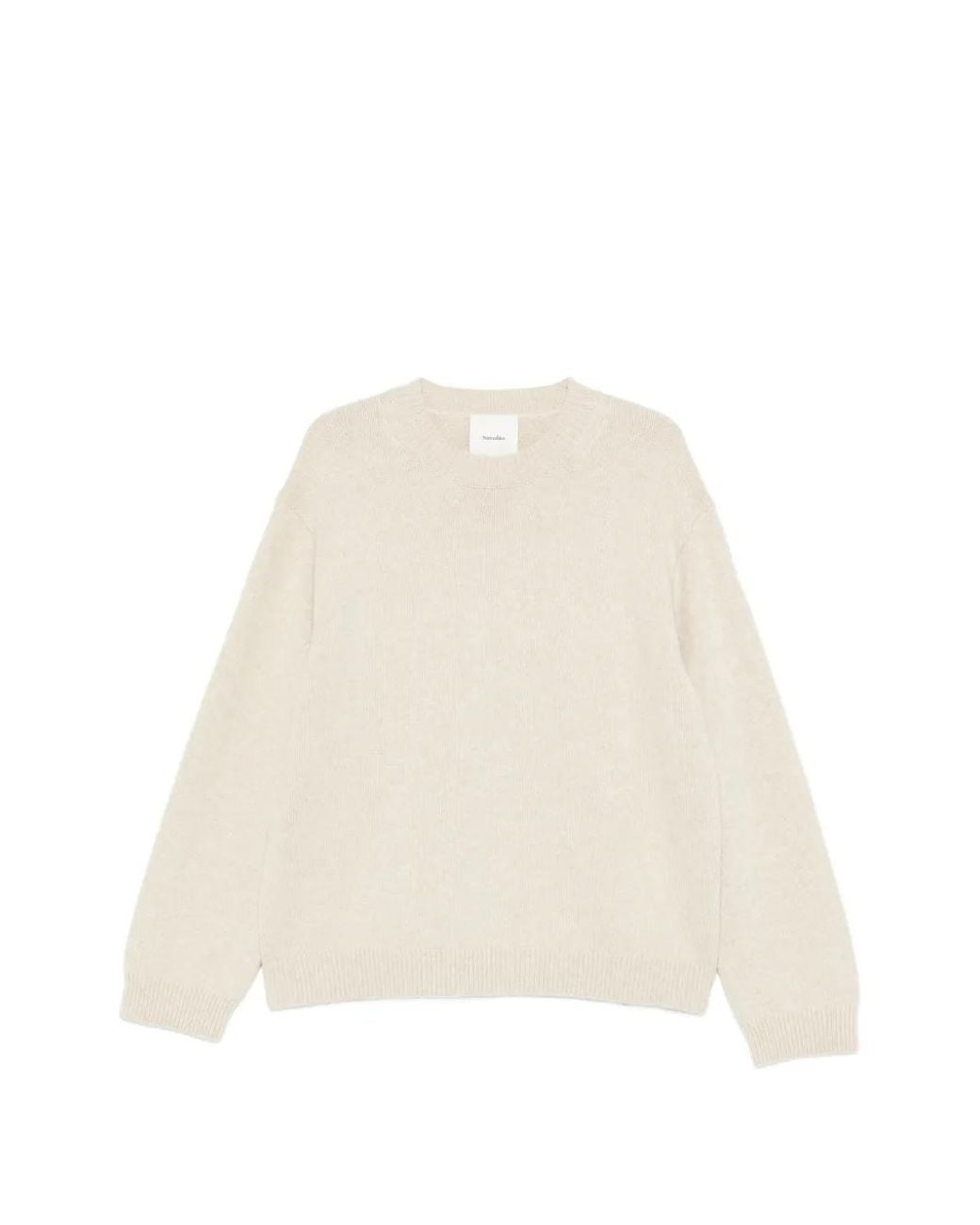 Nanushka Natural Crew-Neck Sweater