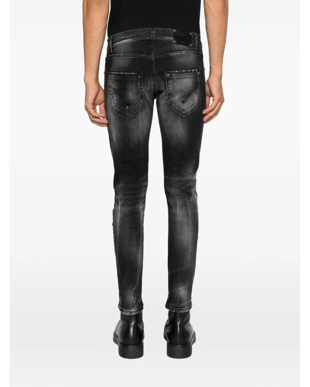 Vaqueros Con Efecto Envejecido Dondup de hombre de color Gray