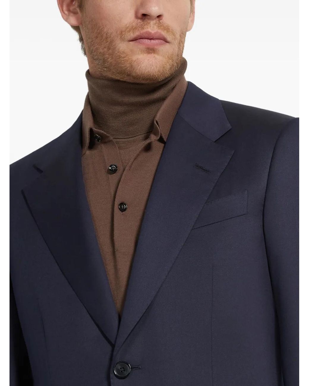 Zegna Blue Centoventimila Wool Suit for men