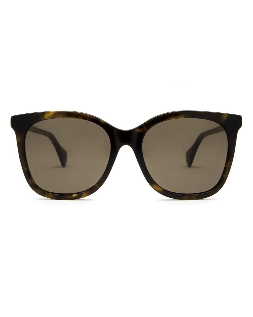 Gucci Brown Gg Cat-Eye Frame Sunglasses