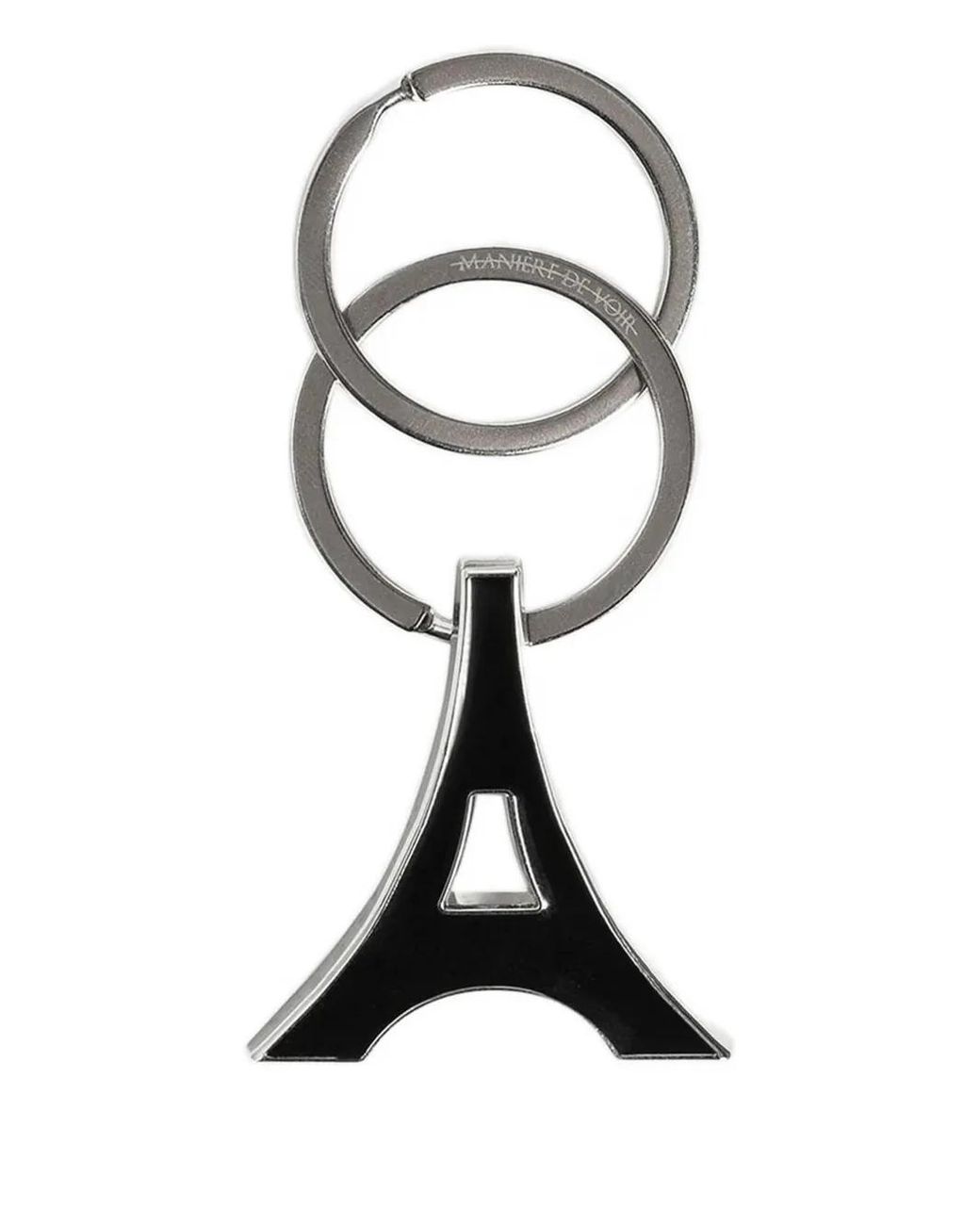 Manière De Voir Black Eiffel Enamel Key Ring