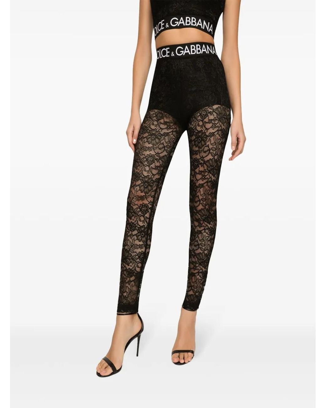 Dolce & Gabbana Black Leggings