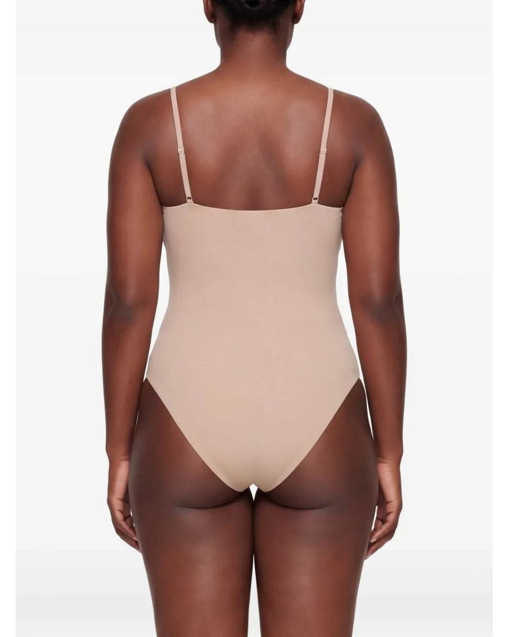 Christopher Esber Natural Ruched One-Piece Swimsuit