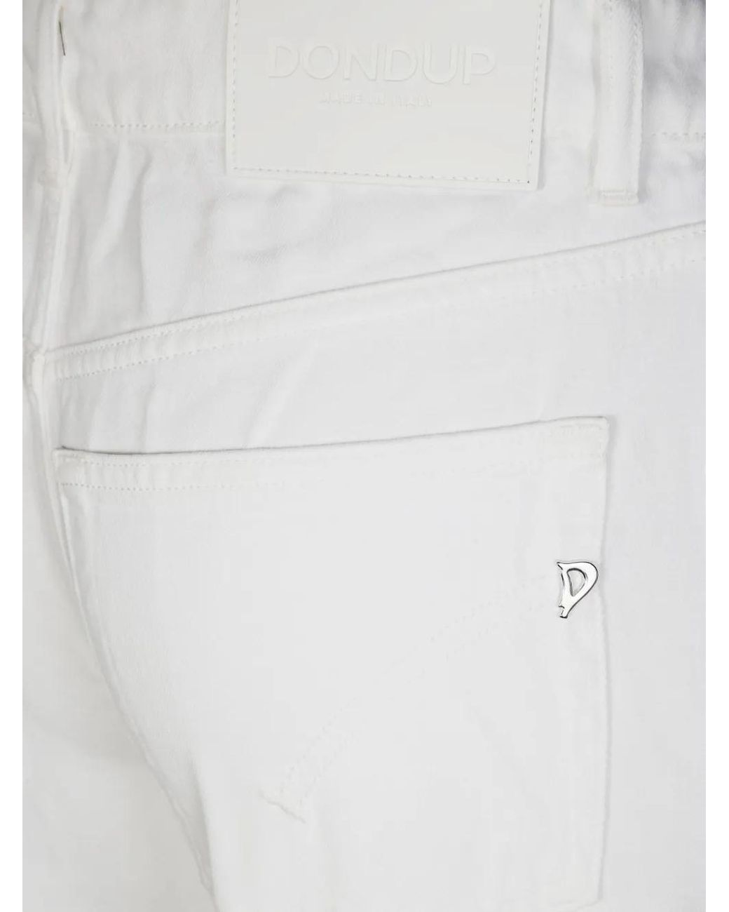 Dondup White Marlen Trousers