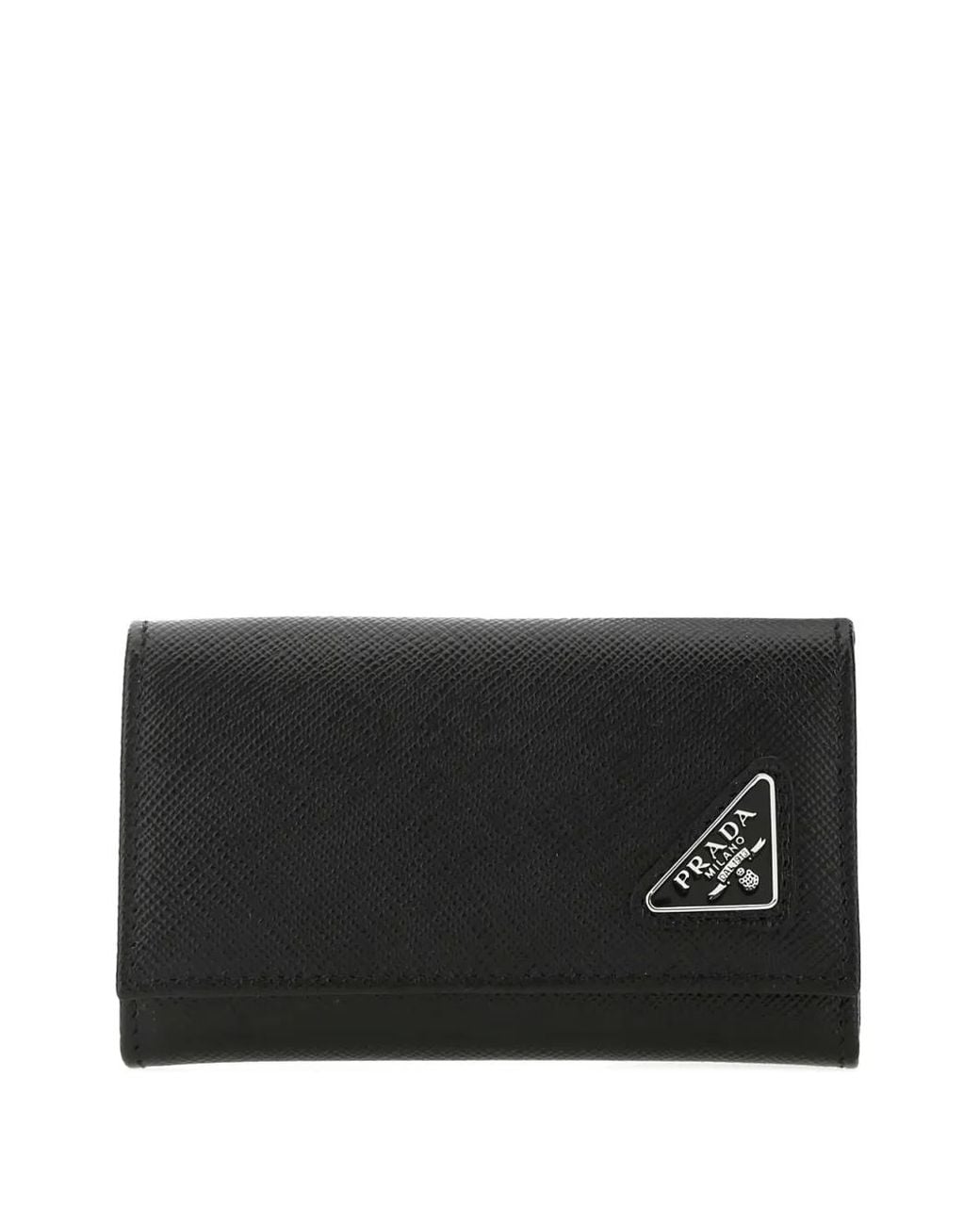Prada Black Leather Cardholder for men