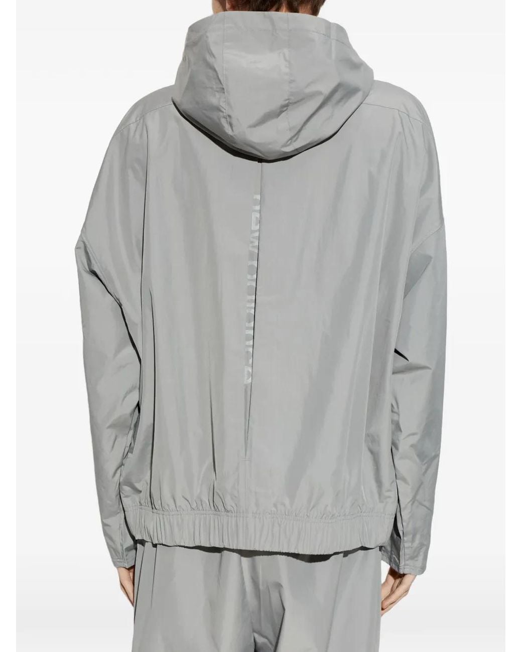 New Balance Gray Elusive Shell Jacket for men
