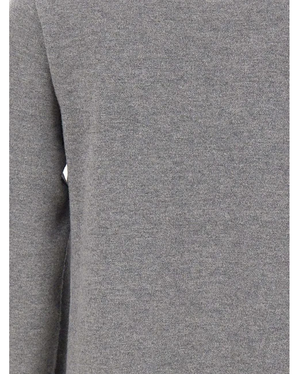 Kangra Gray Crew-Neck Long-Sleeve Sweater