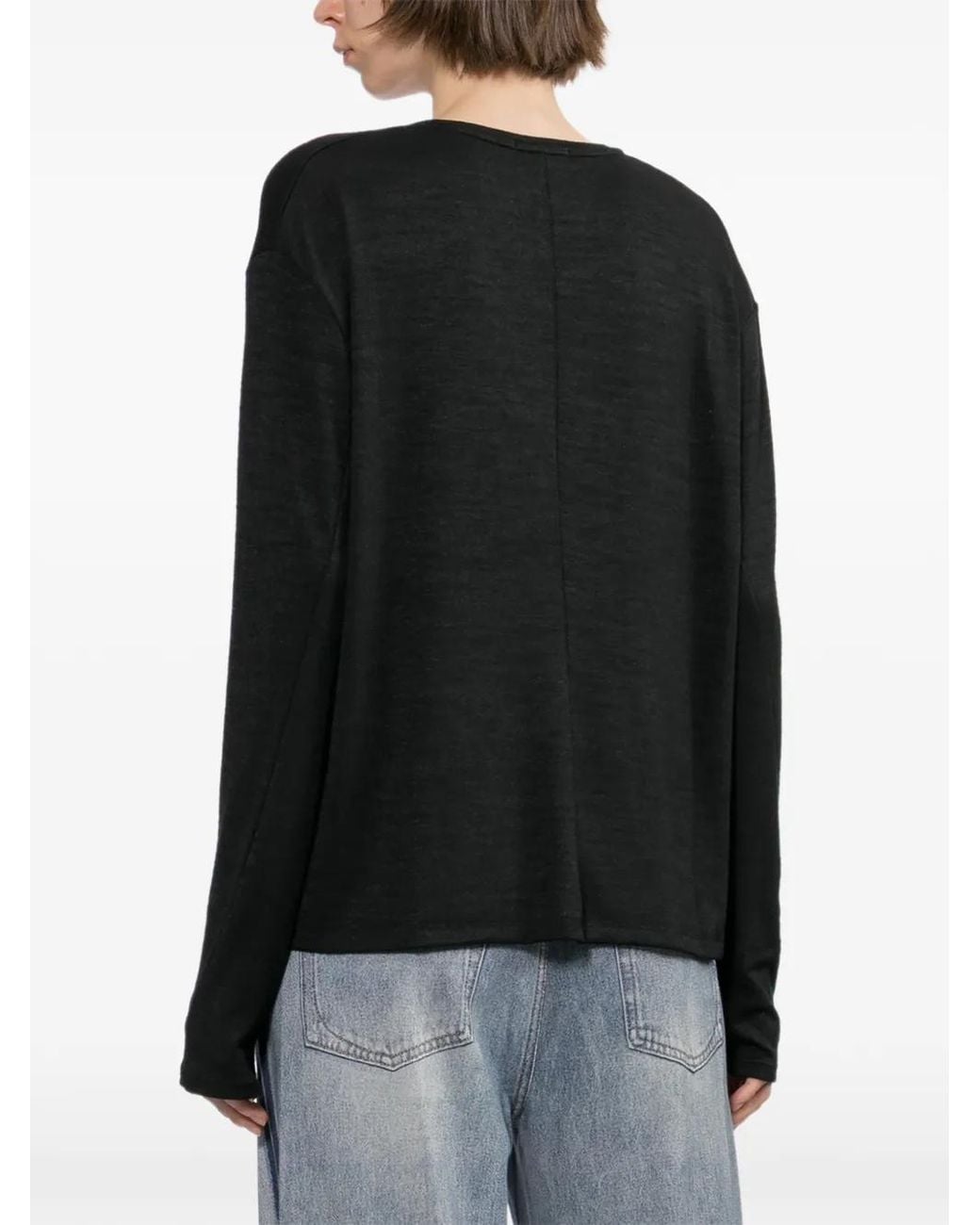 Rag & Bone Top Met V-Hals in het Black
