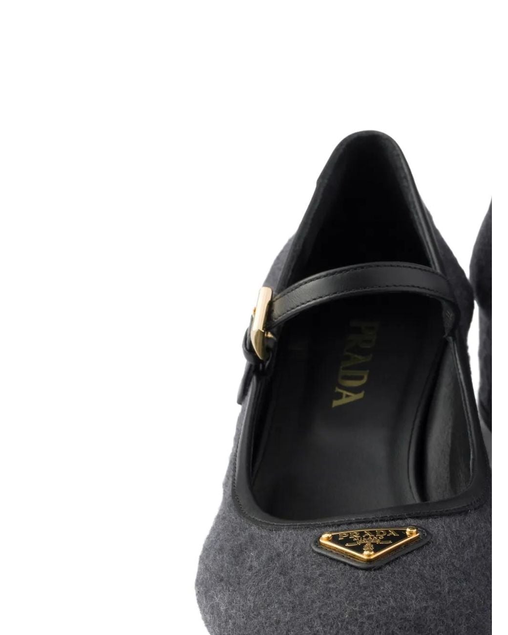 Prada White Fabric Pumps