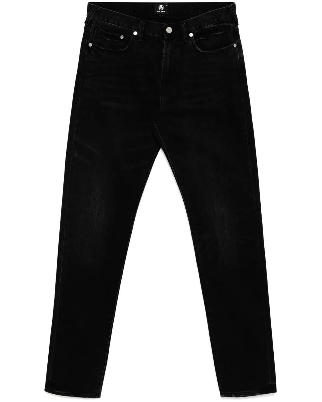 Paul Smith Black Straight-Leg Jeans for men