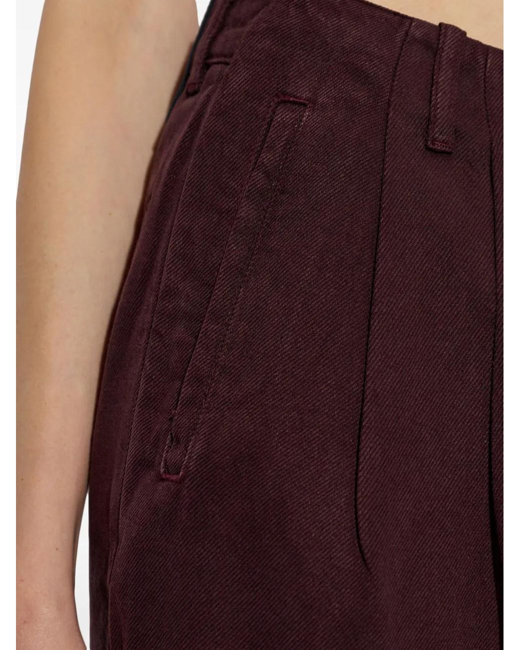 IRO Geplooide Jeans in het Purple