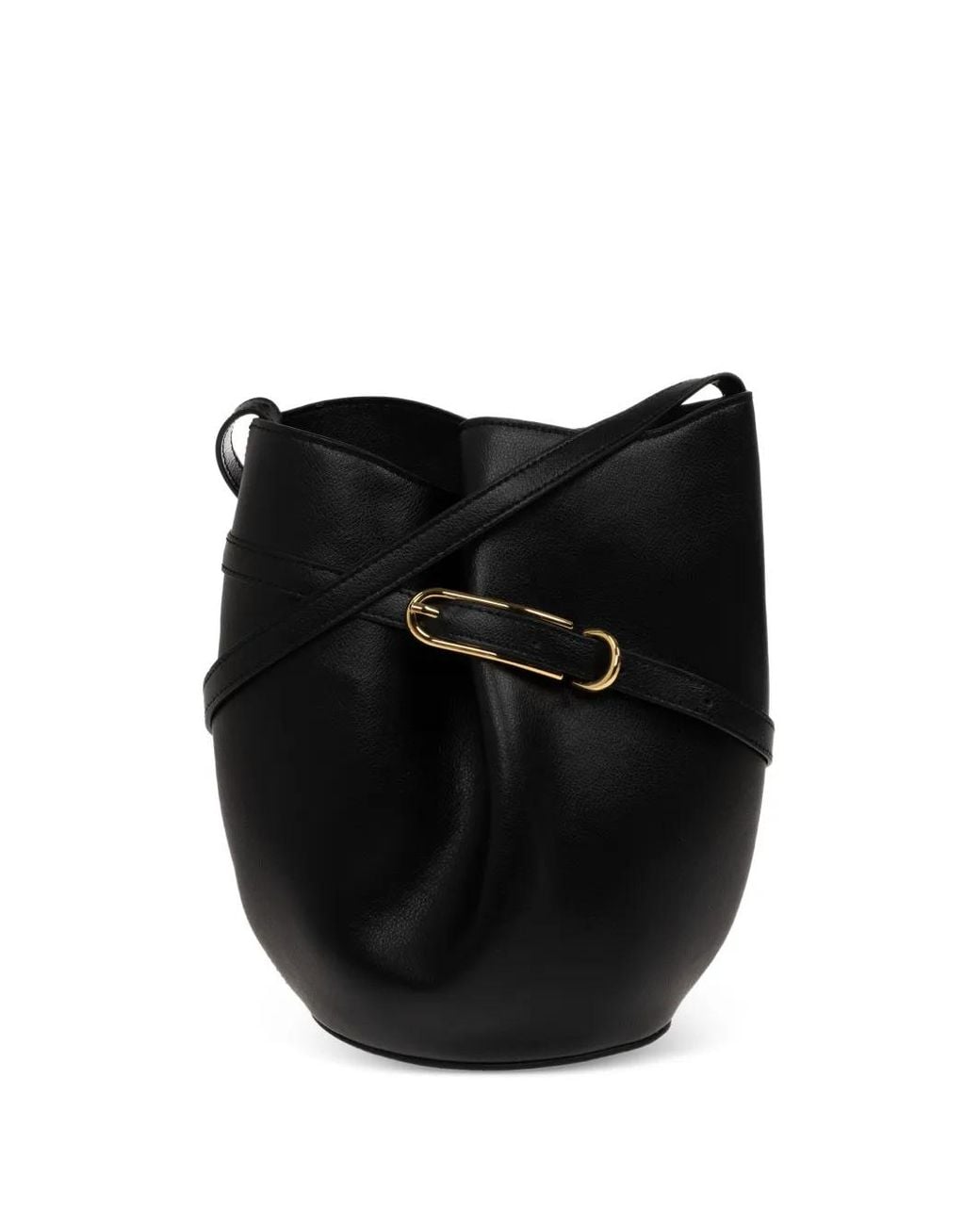 Liffner Black Leather Shoulder Bag