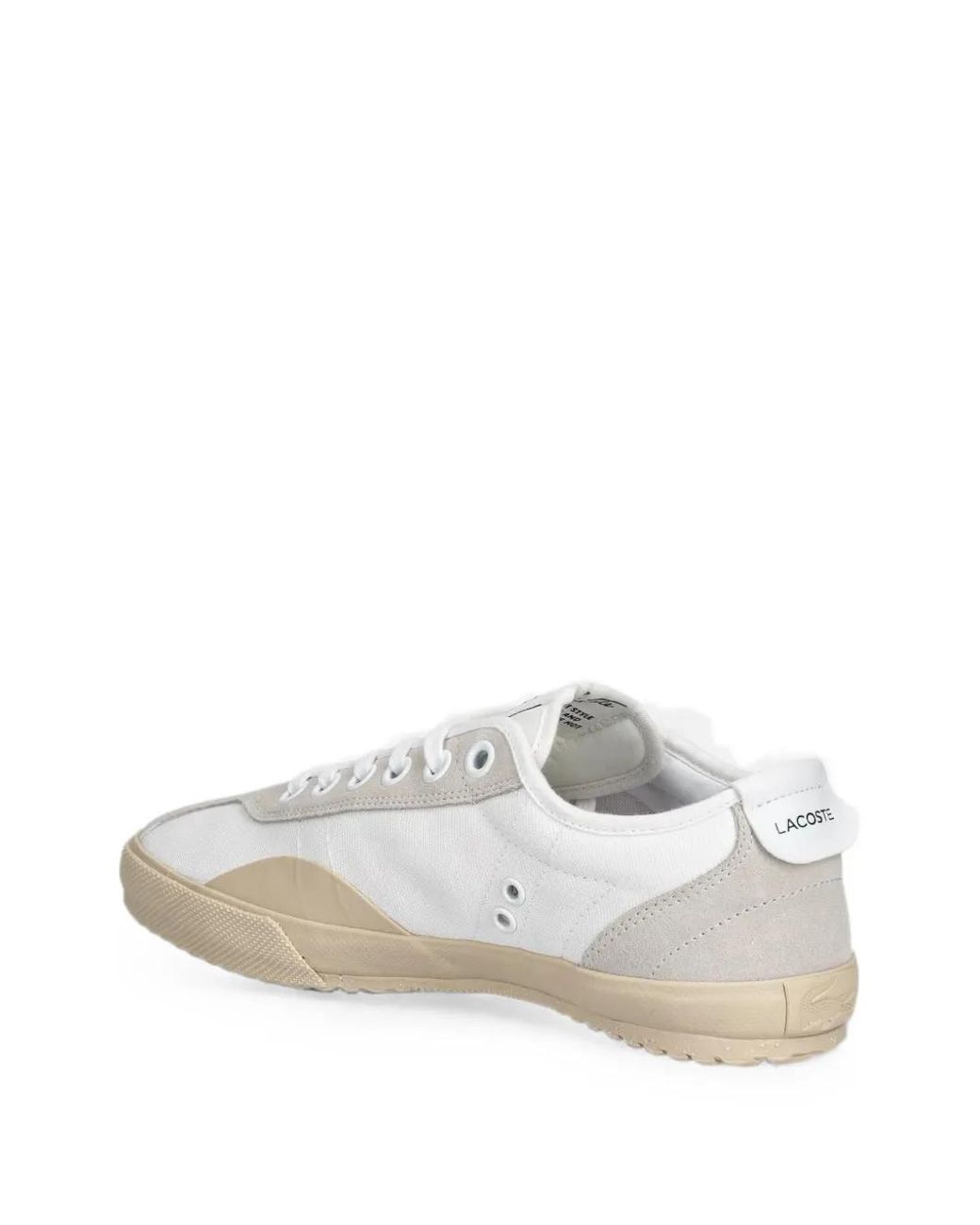 Lacoste White Backslam Sneakers for men