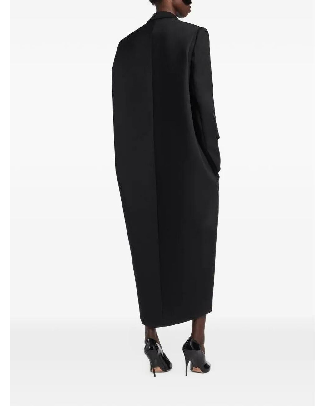 Balenciaga Black Long Sack Coat