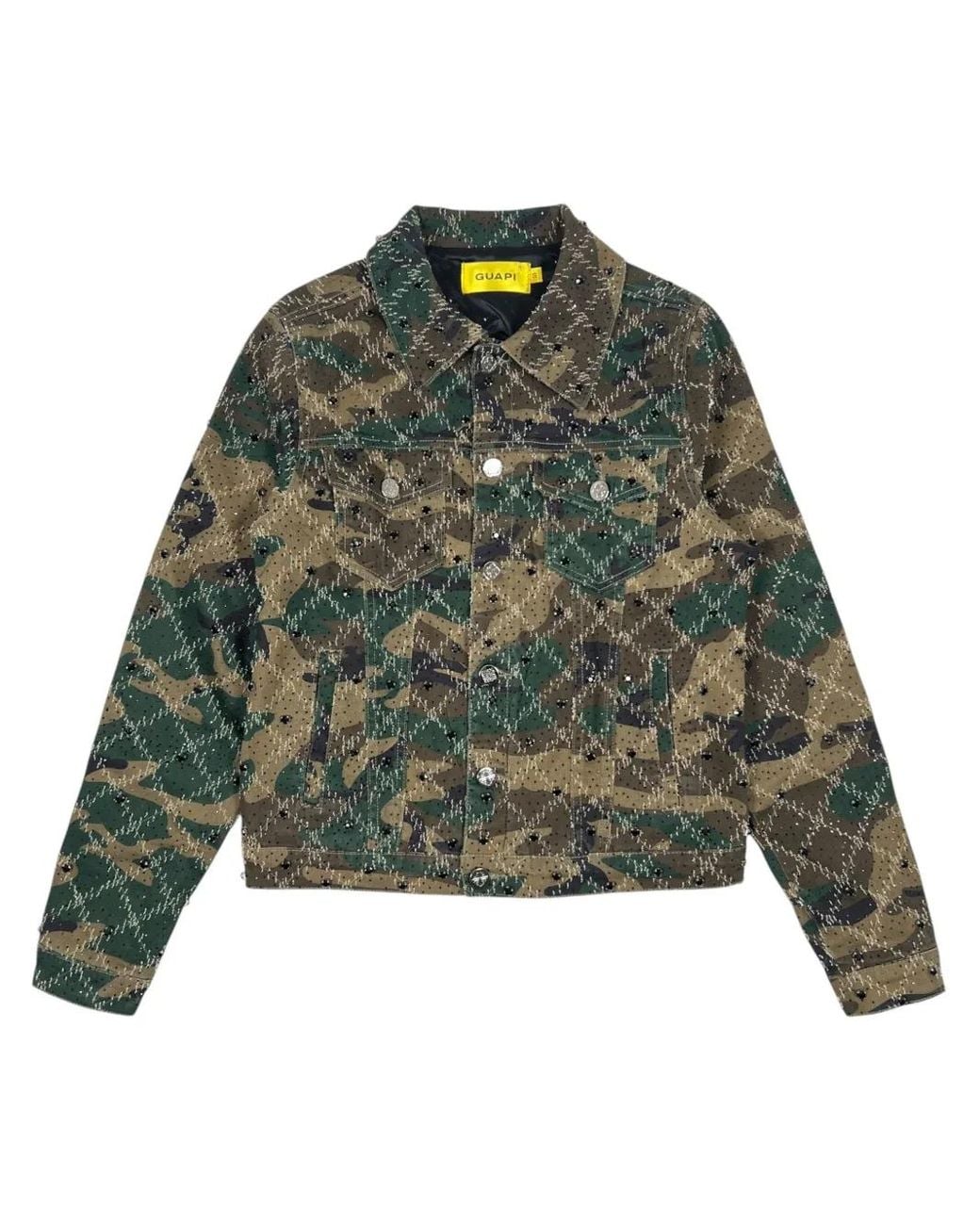 ジャケット・アウター GUAPI CAMO STARS JACKET S Camo Stars Denim – GUAPI CLOTHING FZ-LLC
