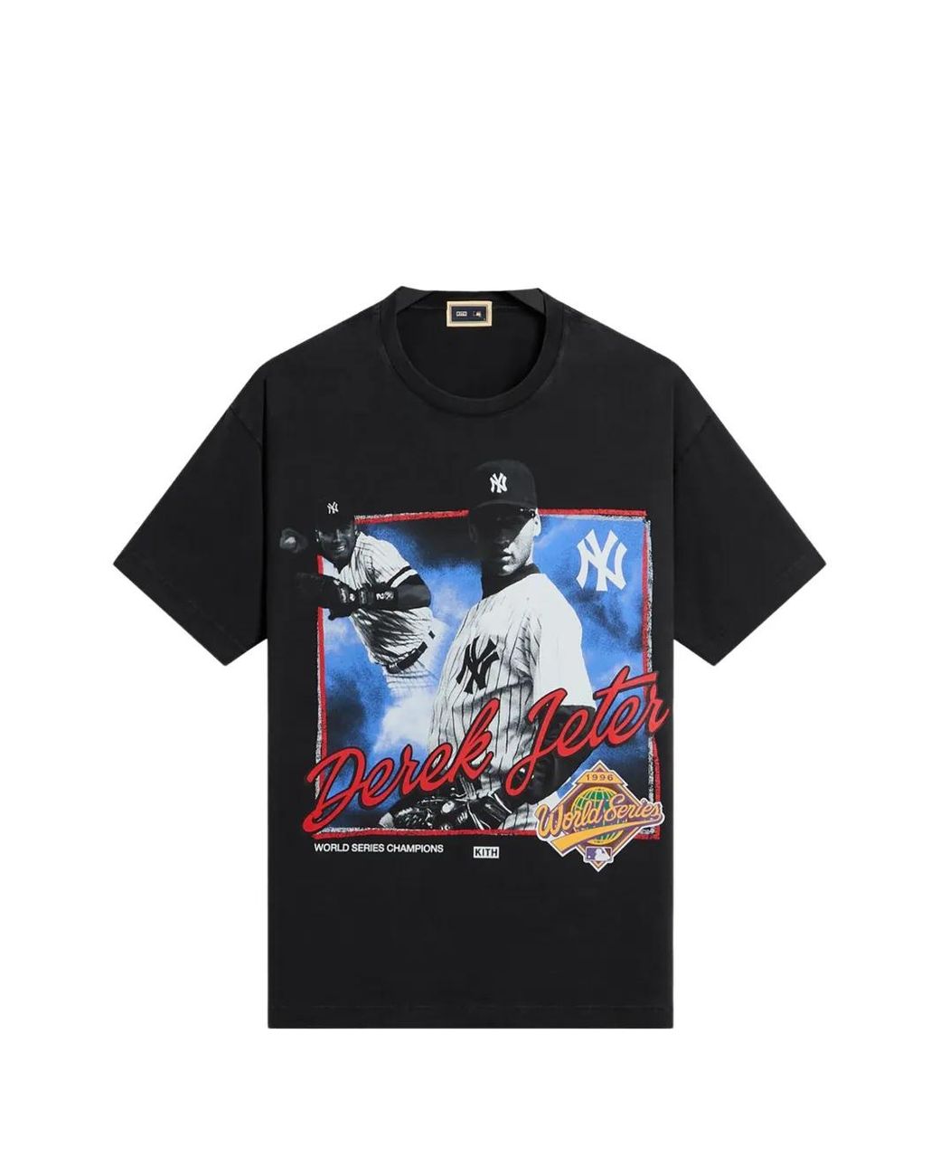 Kith Black New York Yankees Derek Jeter T-Shirt for men
