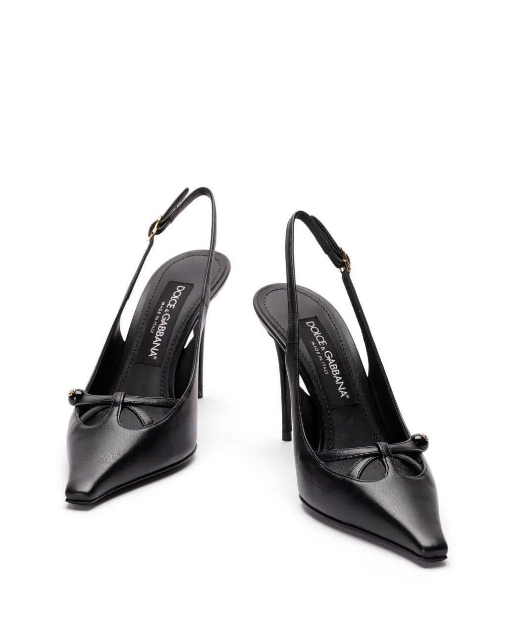 Dolce & Gabbana Black Dna 90Mm Slingback Pumps