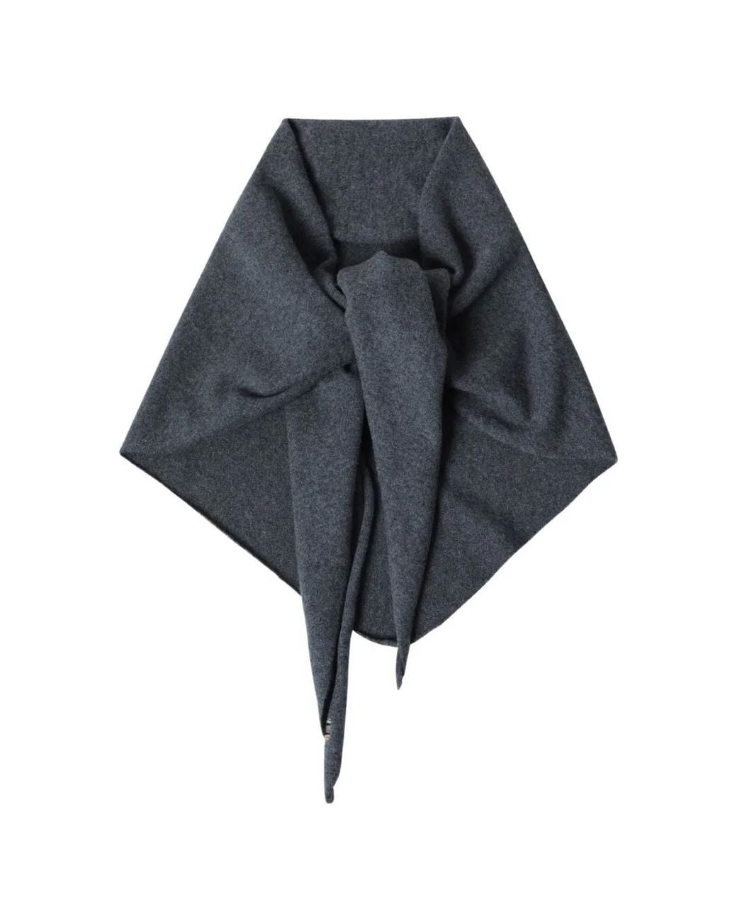 Extreme Cashmere Blue Triangular Cashmere Scarf
