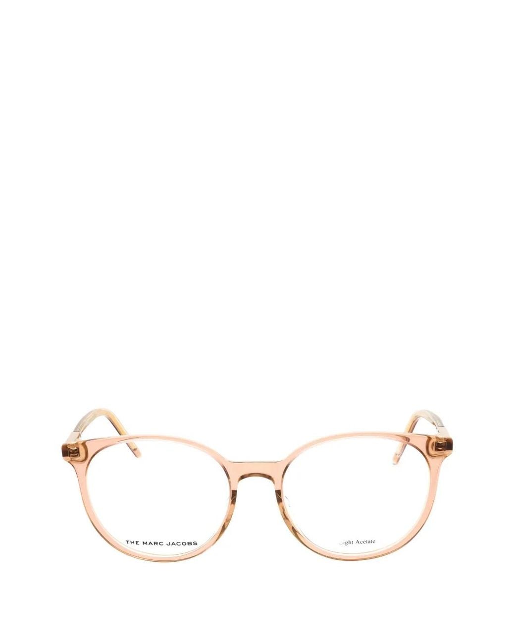 Marc Jacobs Natural Round-Frame Glasses