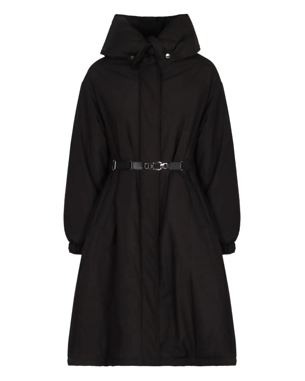 Parka Eneida Con Cinturón Moorer de color Black