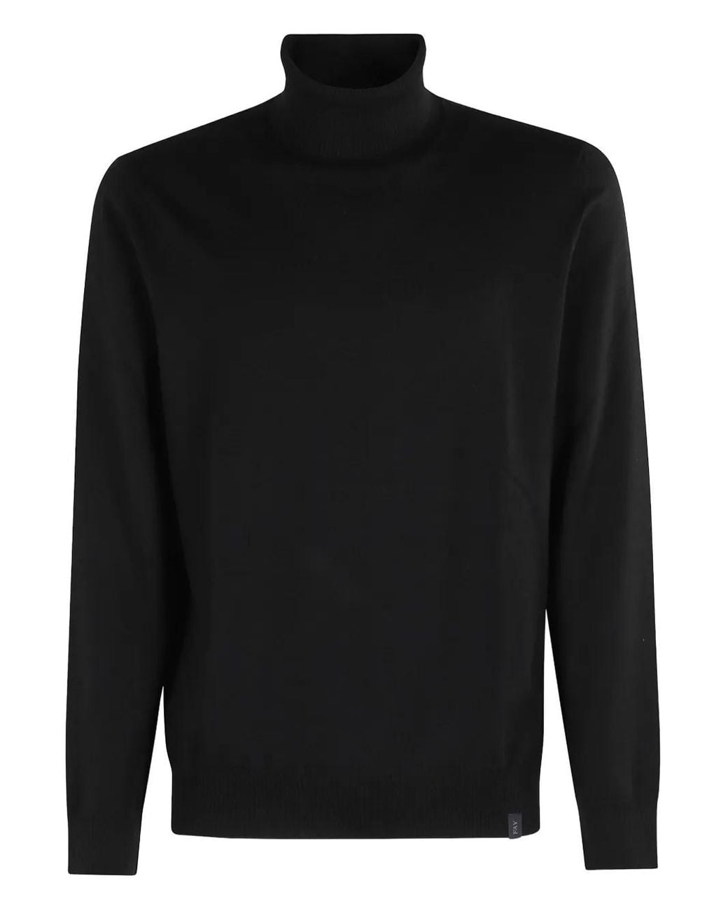 Pull À Col Roulé Fay pour homme en coloris Black