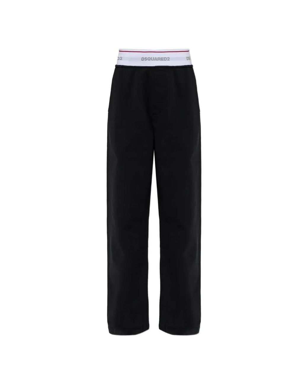 DSquared² Joggingbroek Met Logoband in het Black