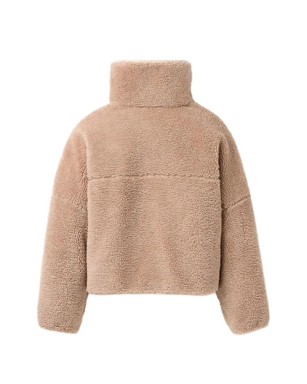 Ugg Natural Raynie Fleece Buckle-Collar Jacket