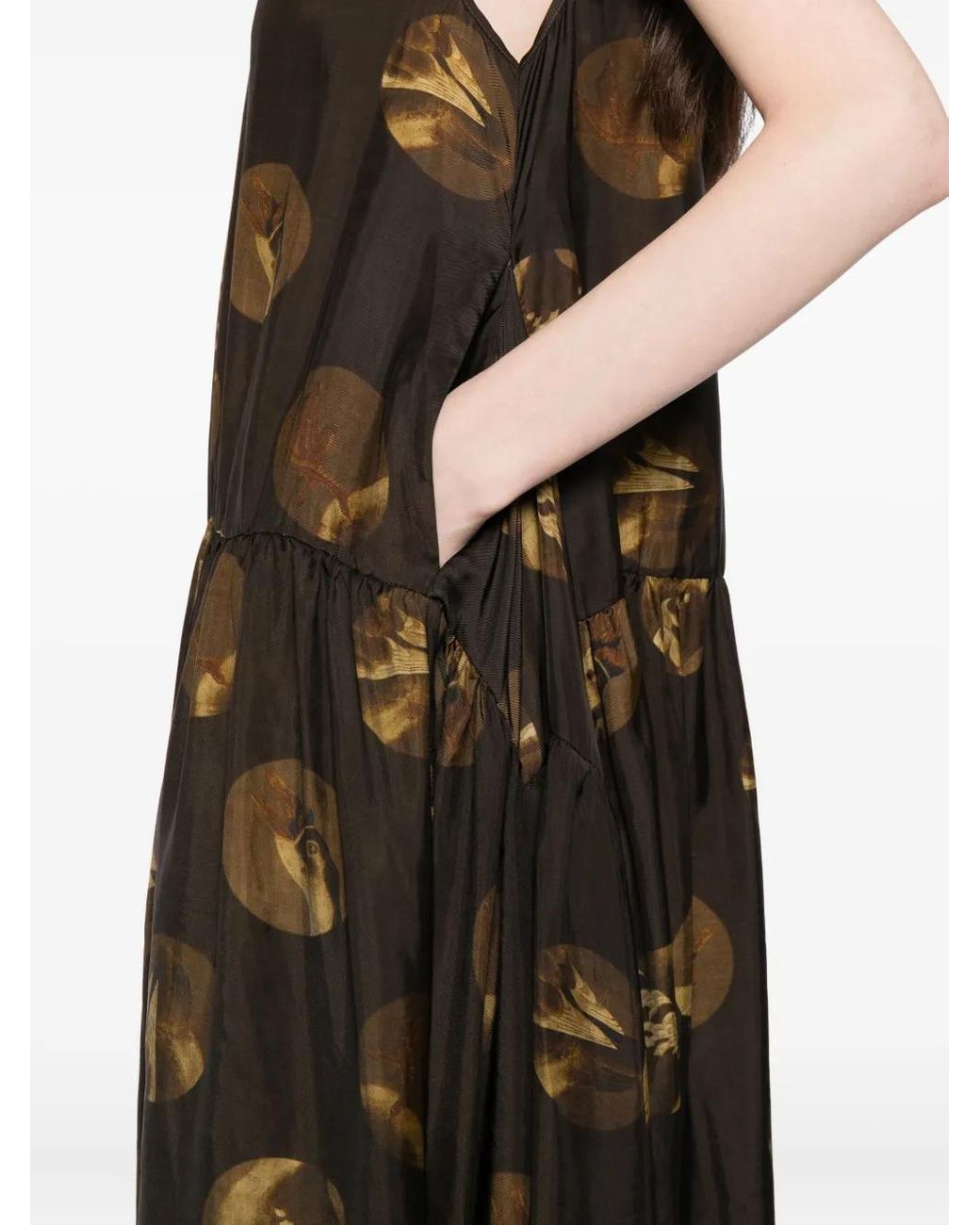 Uma Wang Brown Moulay Dress