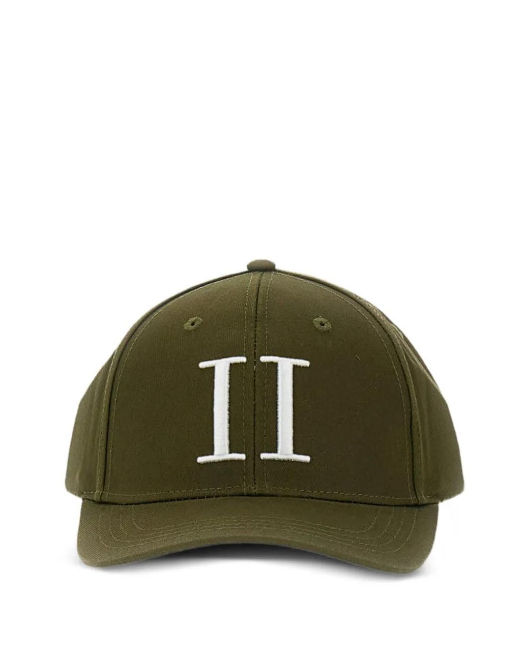 Les Deux Green Embroidered Baseball Cap for men