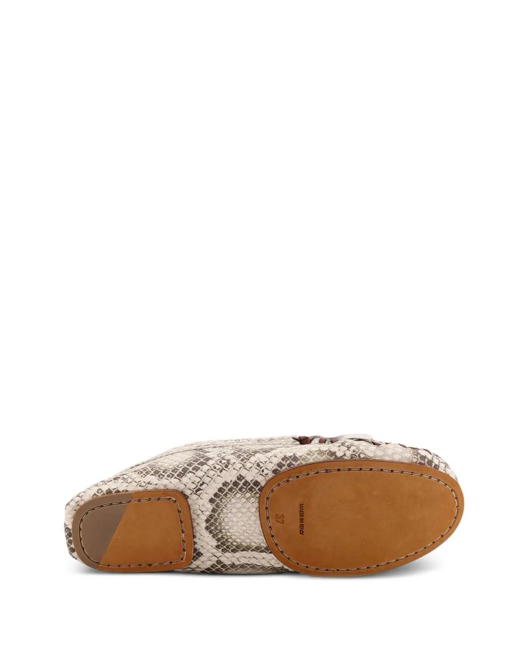 Paris Texas White Embossed-Leather Loafers