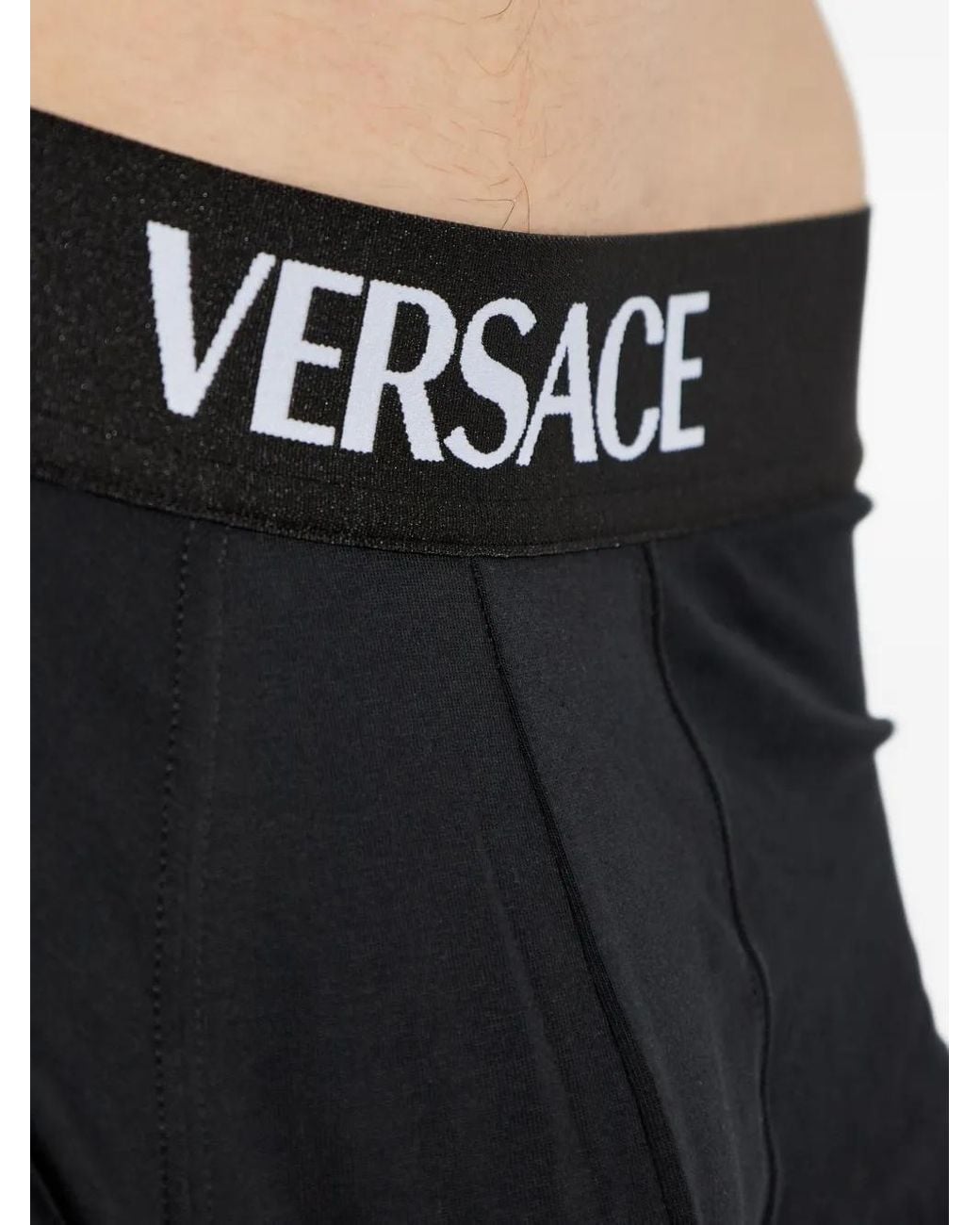 Versace Black Bottoms for men