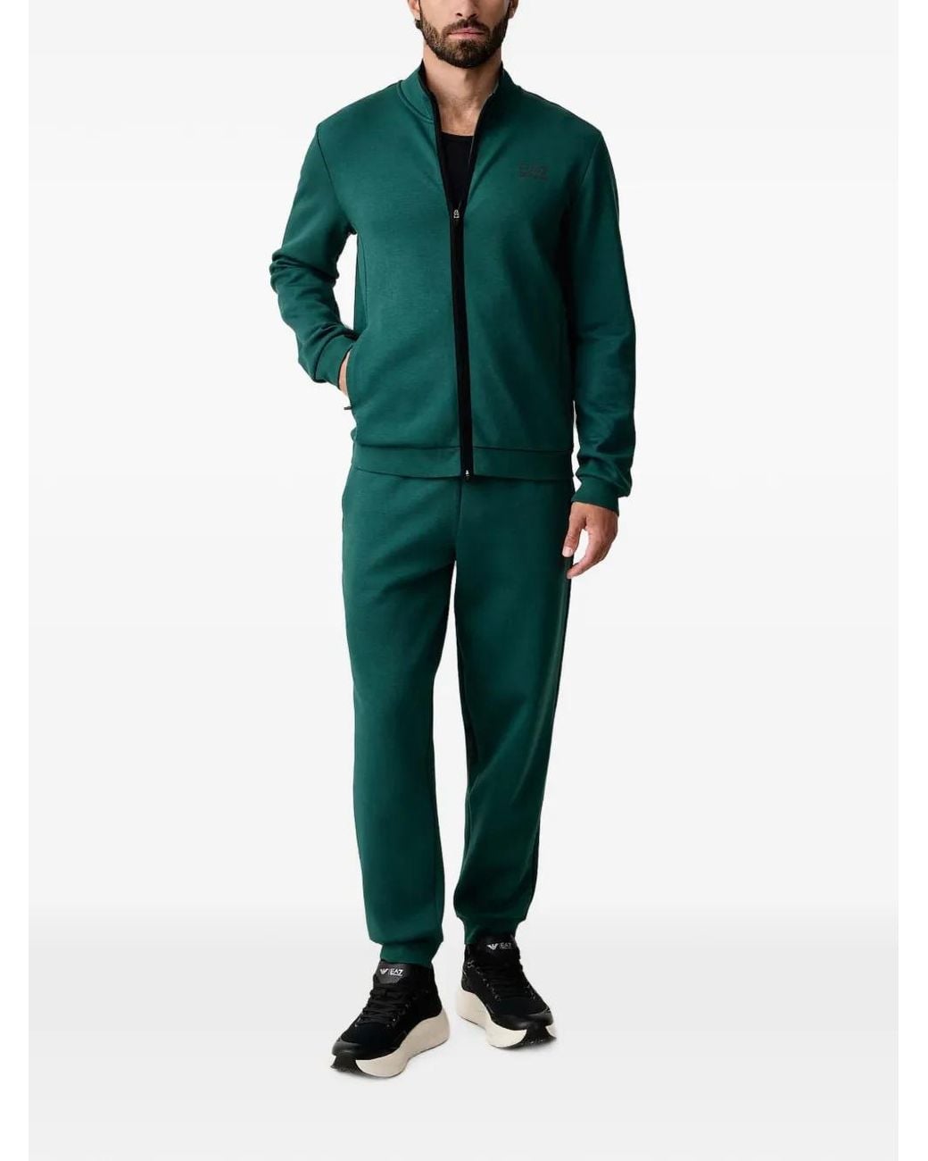 Chándal Con Logo Estampado EA7 de hombre de color Green