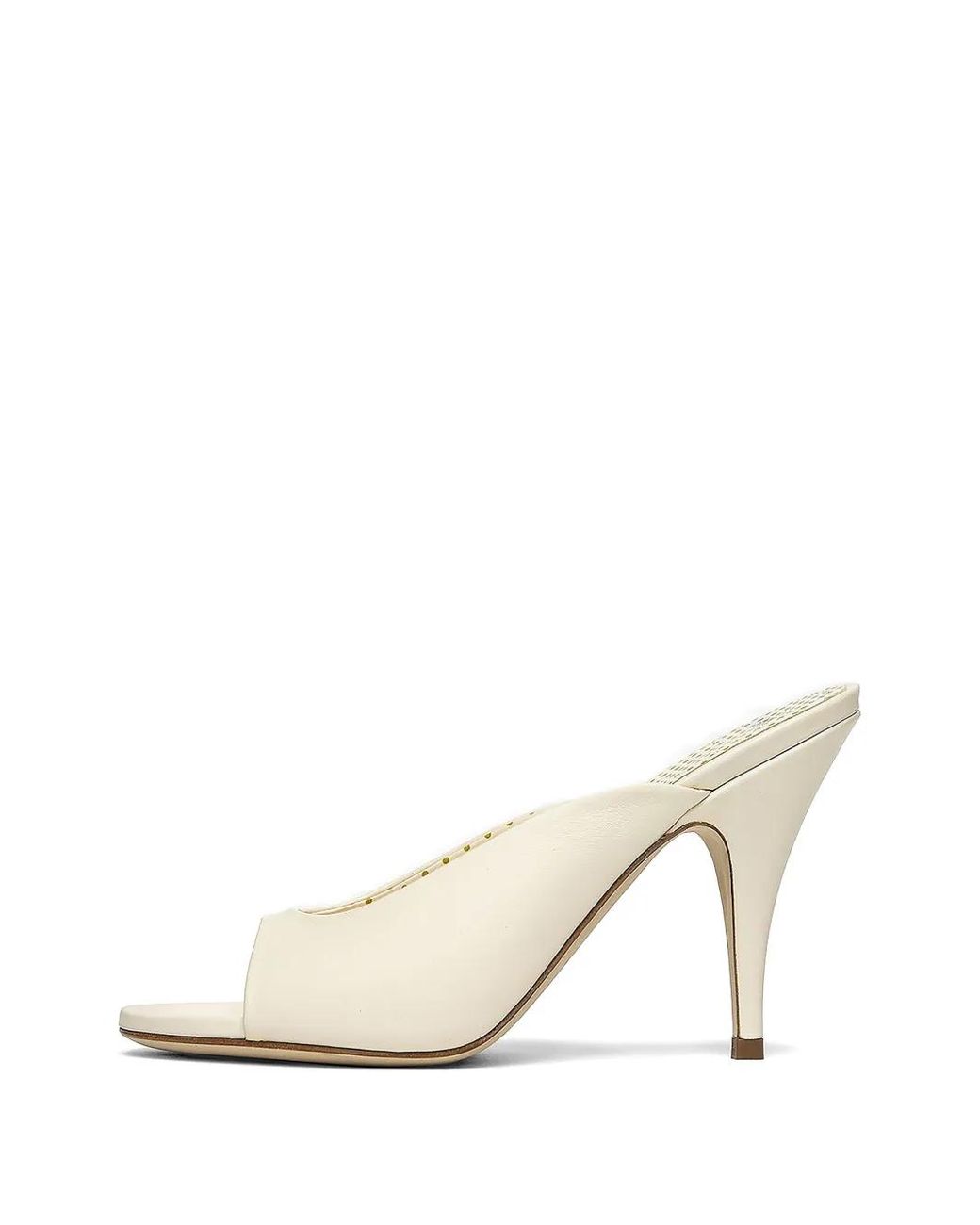 3Juin White Lilia Open Toe Pumps