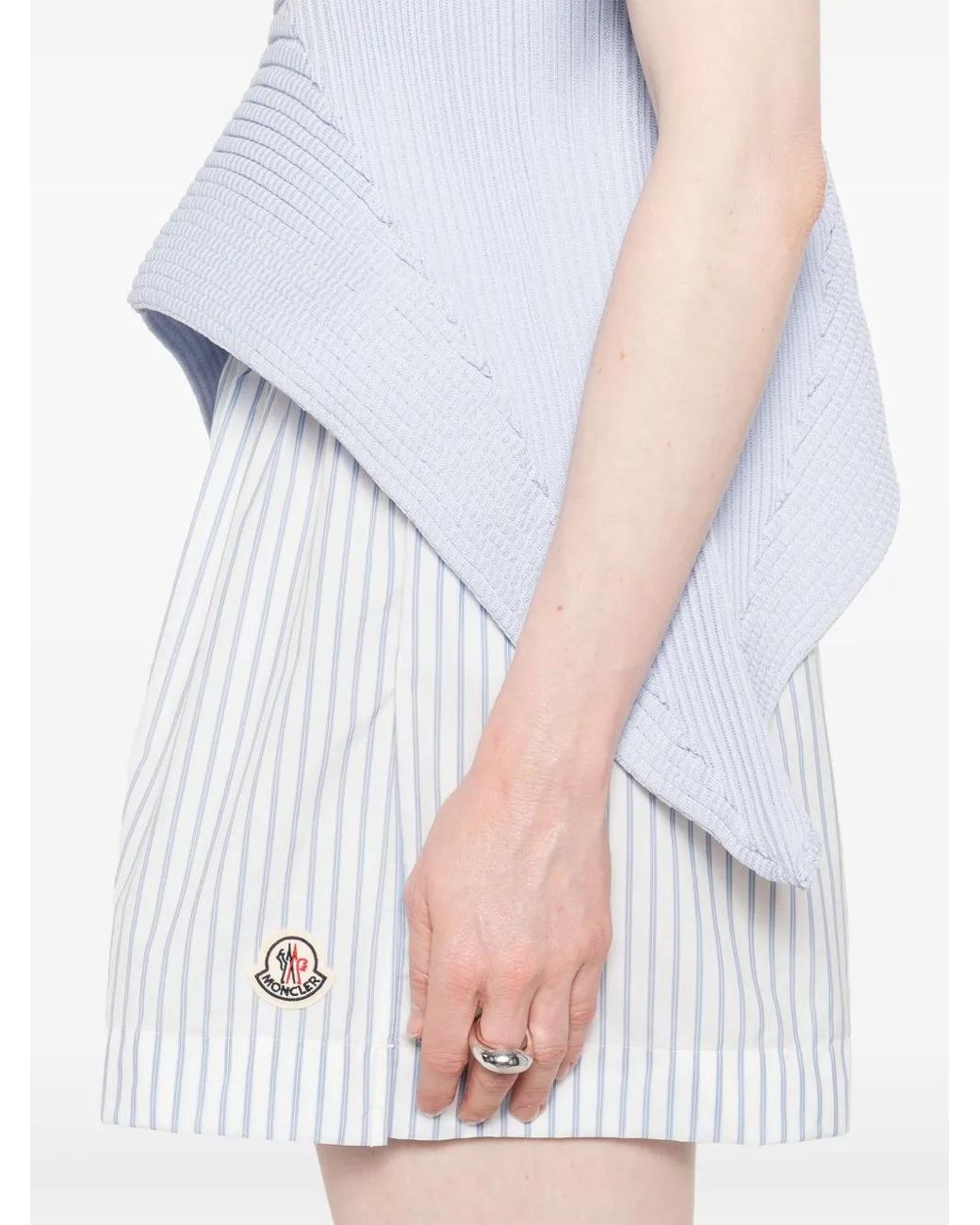 Moncler Gestreepte Shorts in het White