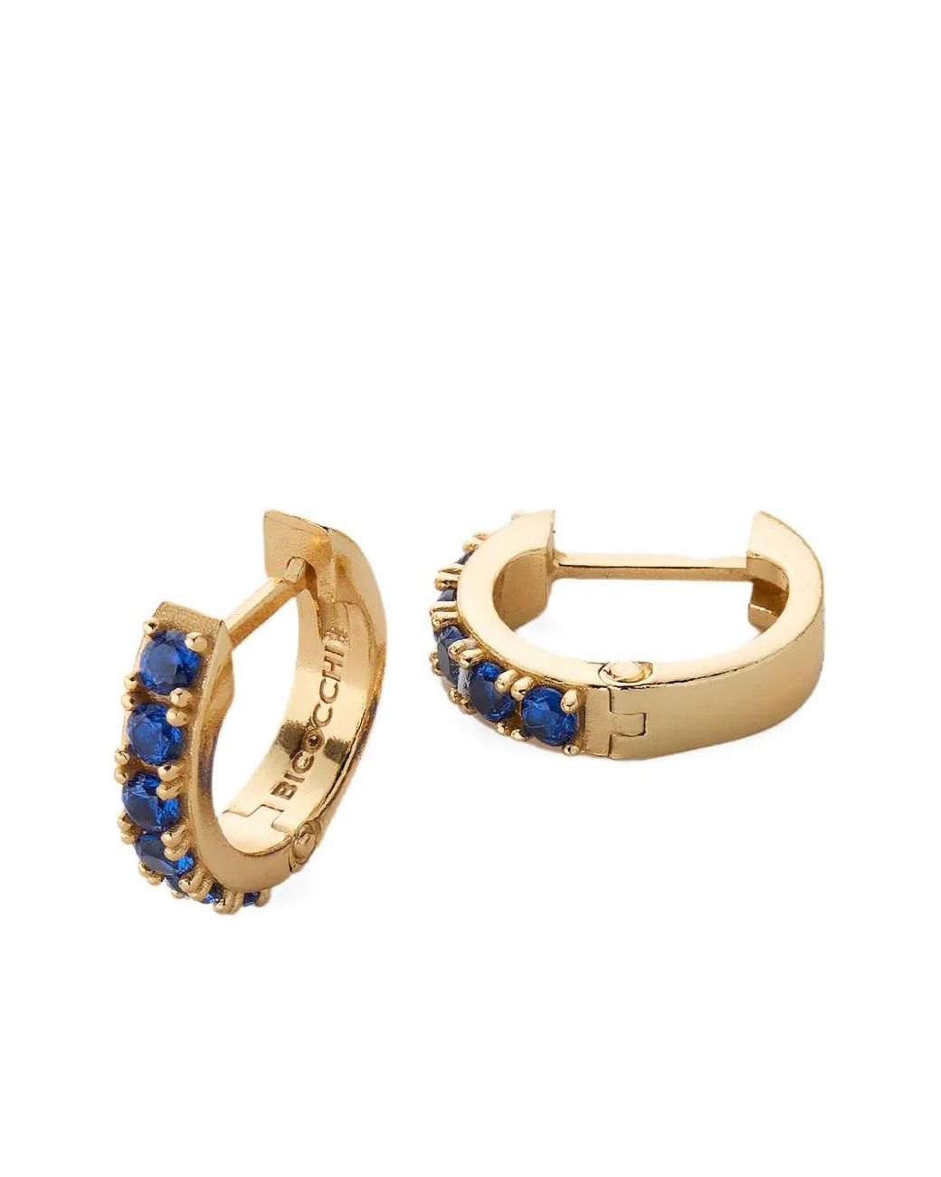 Emanuele Bicocchi Metallic Embellished Hoop Earrings