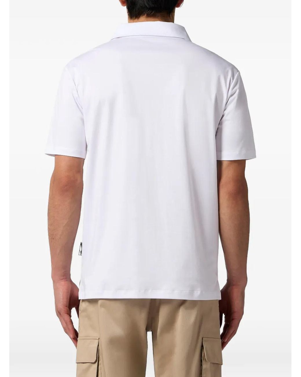 Philipp Plein White Polo Shirt for men
