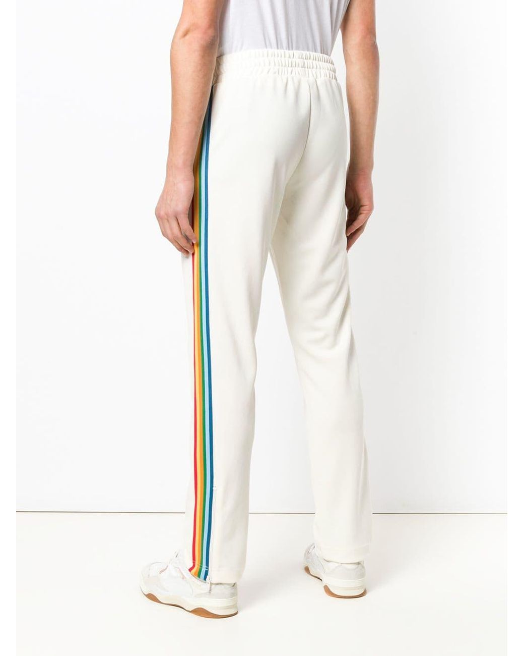 Palm Angels Baumwolle Jogginghose mit Regenbogen-Streifen in Weiß für  Herren | Lyst AT
