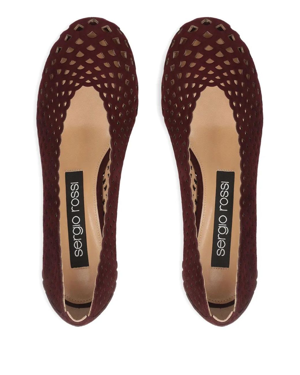 Sergio Rossi Brown 50Mm Leather Pumps