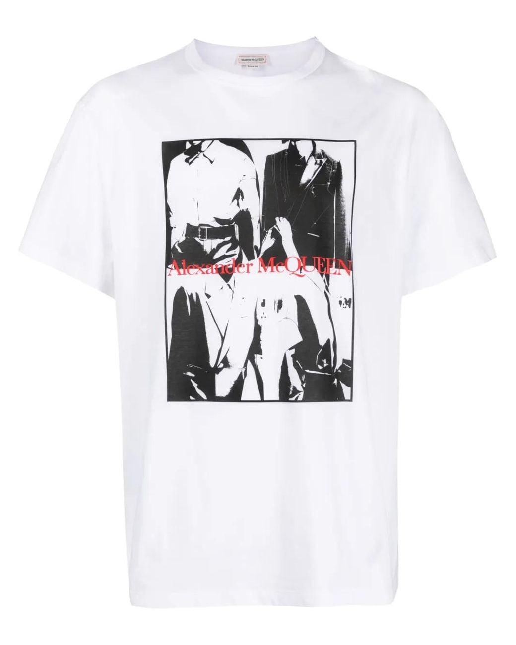 McQueen White T-shirt for men