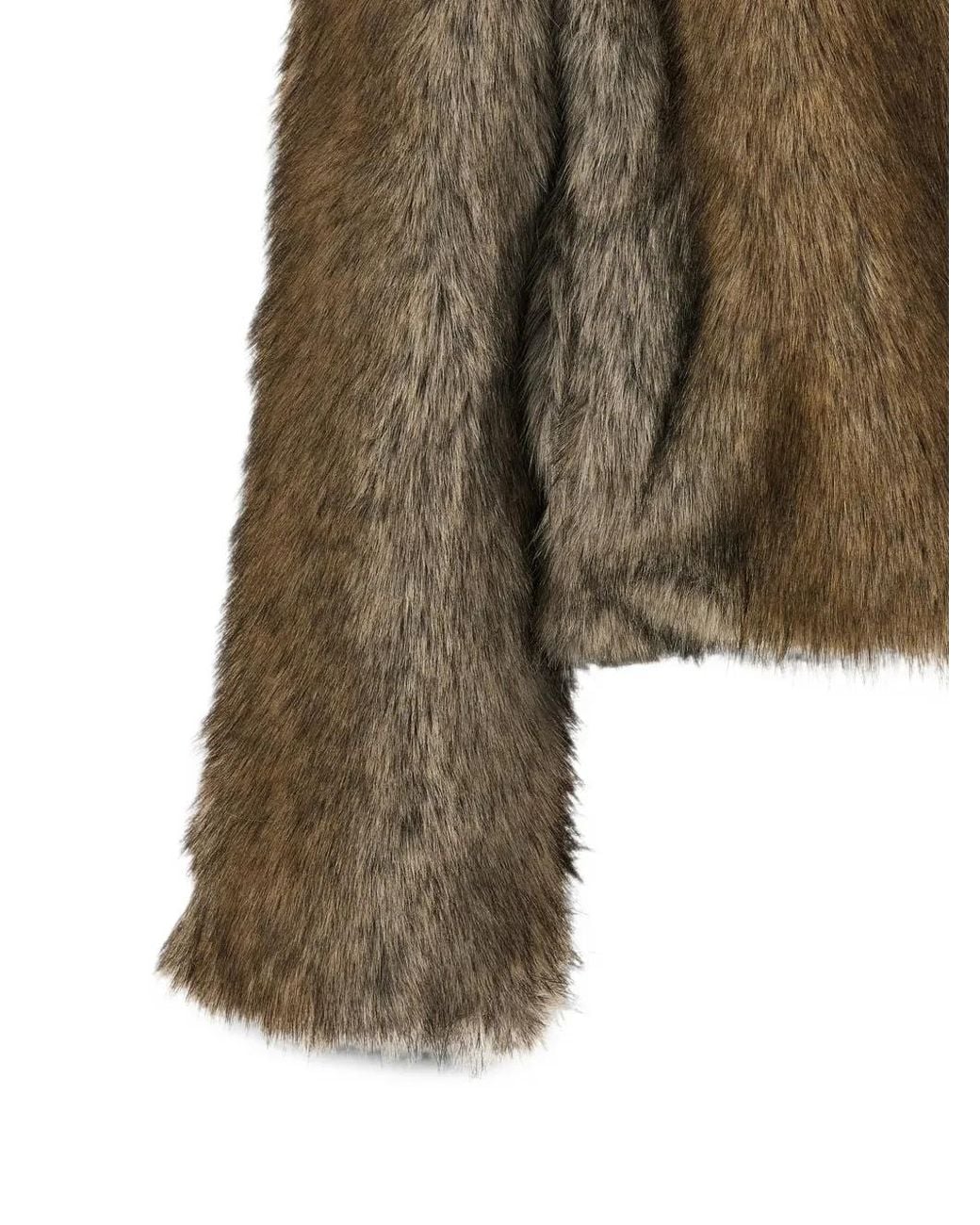 BB COUTURE Brown Brigitte First Asymmetrical Coat