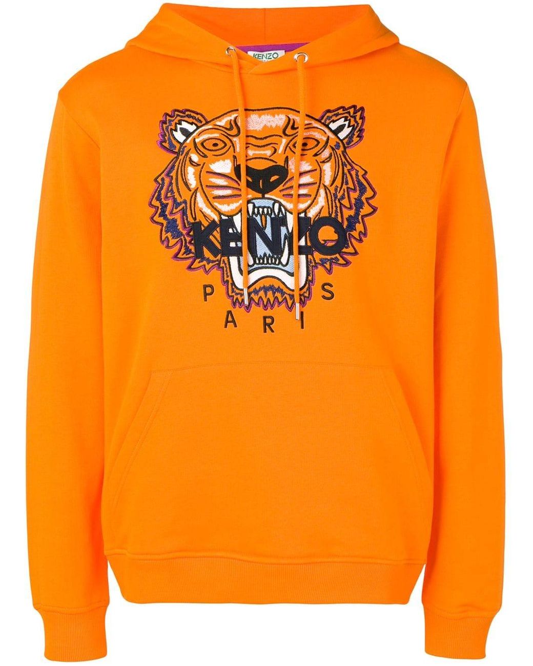 Sudadera con tigre estampado capucha KENZO de color Naranja Lyst