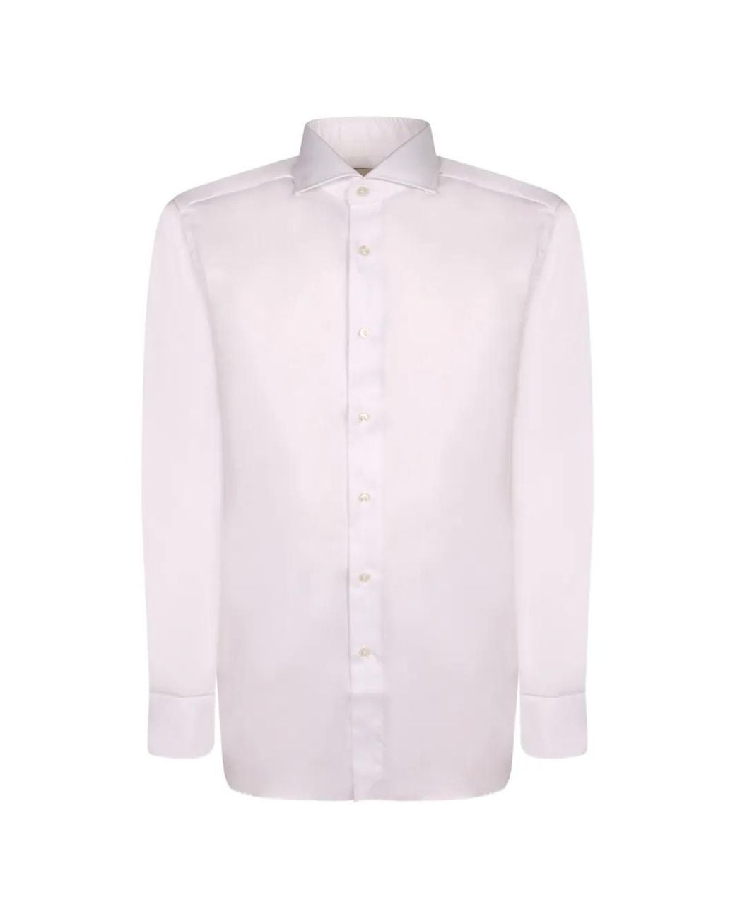 Dell'Oglio Pink Long-Sleeve Shirt for men