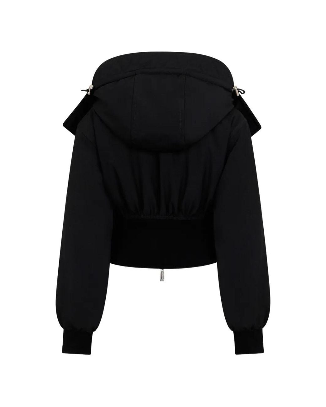 DSquared² Black Military Chic Mini Down Jacket