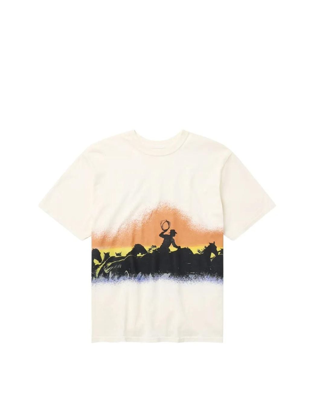 One Of These Days White Driftin' Back Graphic-Print T-Shirt for men