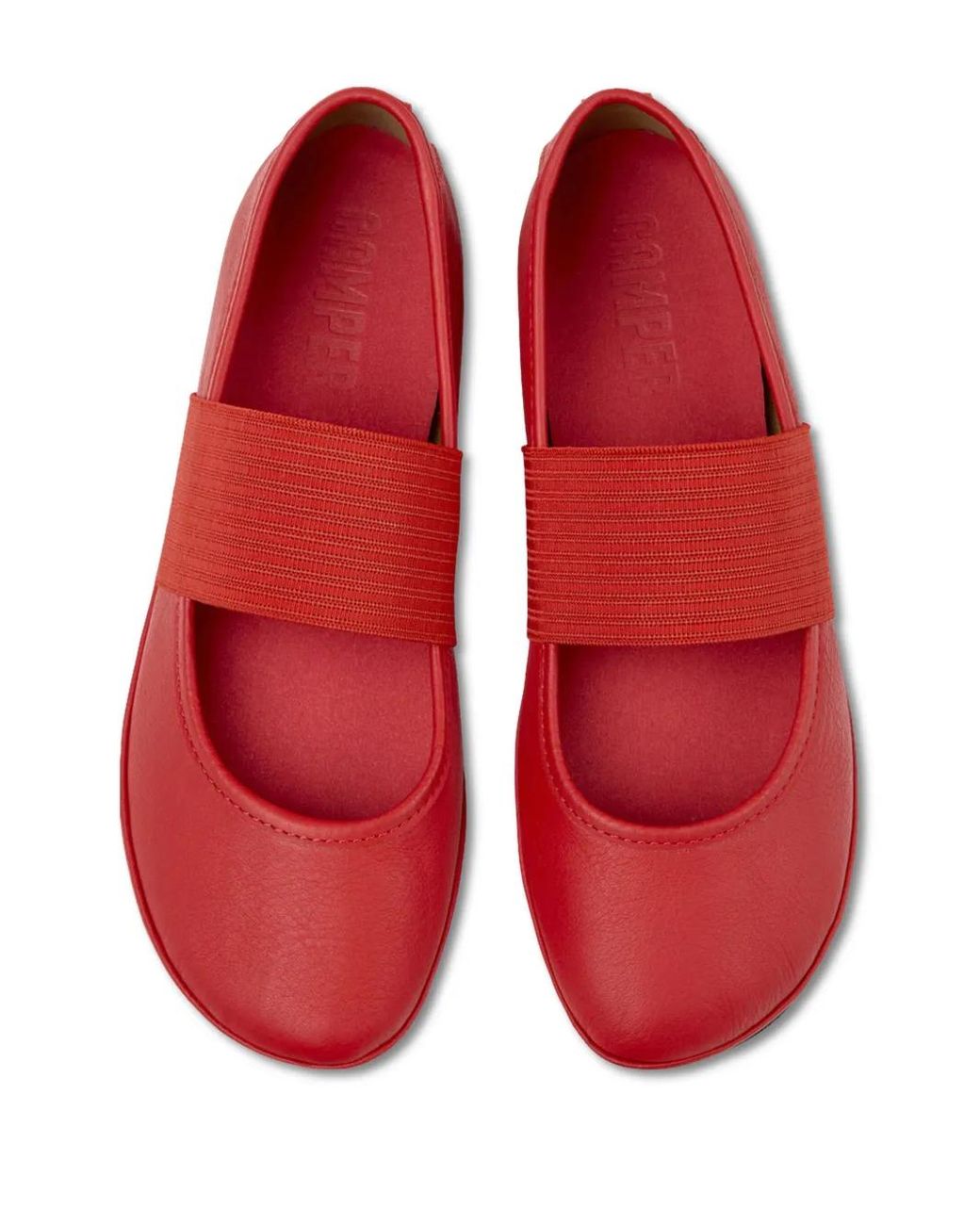 Camper Red Right Nina Ballerina Shoes