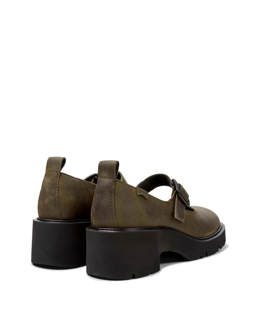 Camper Black Milah Leather Loafers