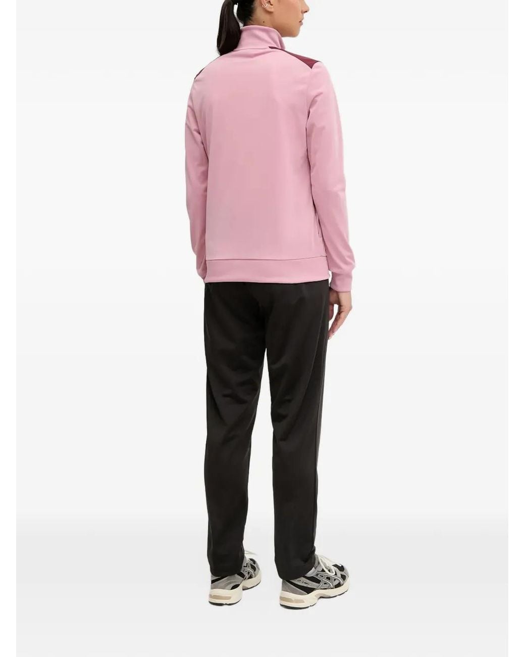 PUMA Pink Poly Logo-Print Tracksuit Set