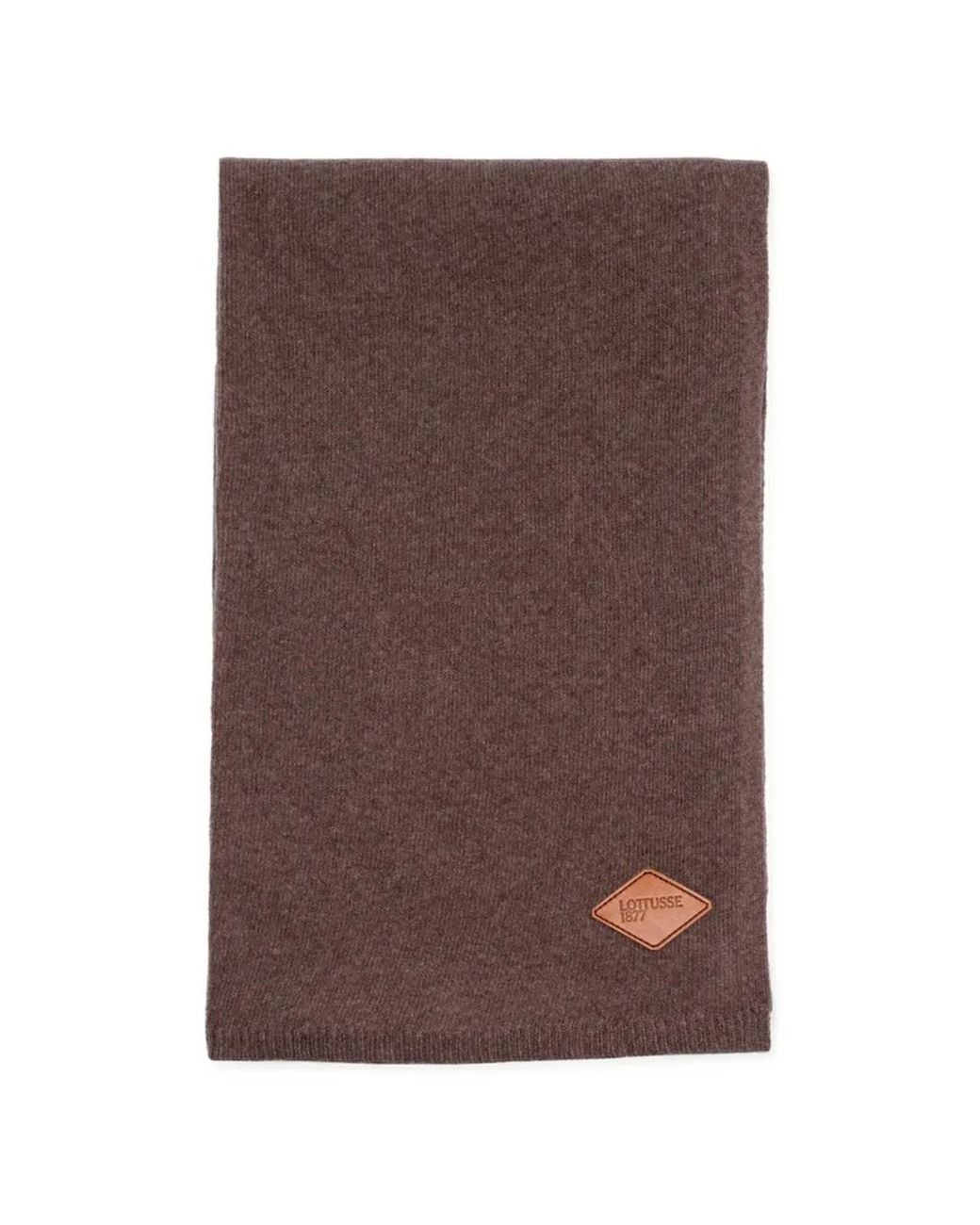 Lottusse Berna Schal Mit Logo in Brown für Herren